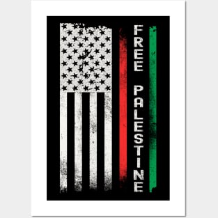 Free Palestine Flag Posters and Art